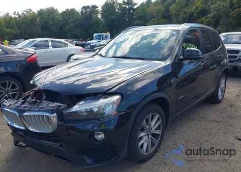 2016 BMW X3 xDrive28I from USA, damaged, VIN 5UXWX9C50G0D68594